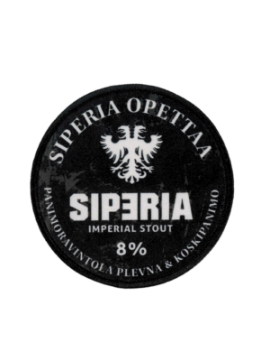 "SIPERIA OPETTAA" HAALARIMERKKI